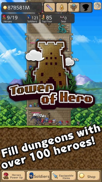 Hình ảnh Tower of Hero MOD